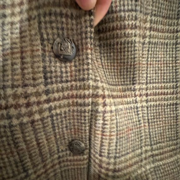Ralph Lauren Tan Plaid Blazer - Picture 5 of 9